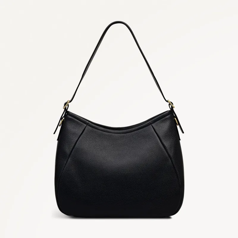 Eastney Street Leather Medium Ziptop Shoulder Bag in Black - 111922 sold by Radley