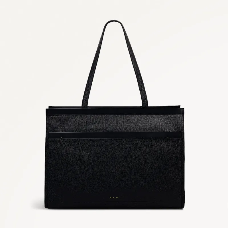 Alba Place Leather Large Ziptop Workbag Bag in Black - 111931 sold by Radley