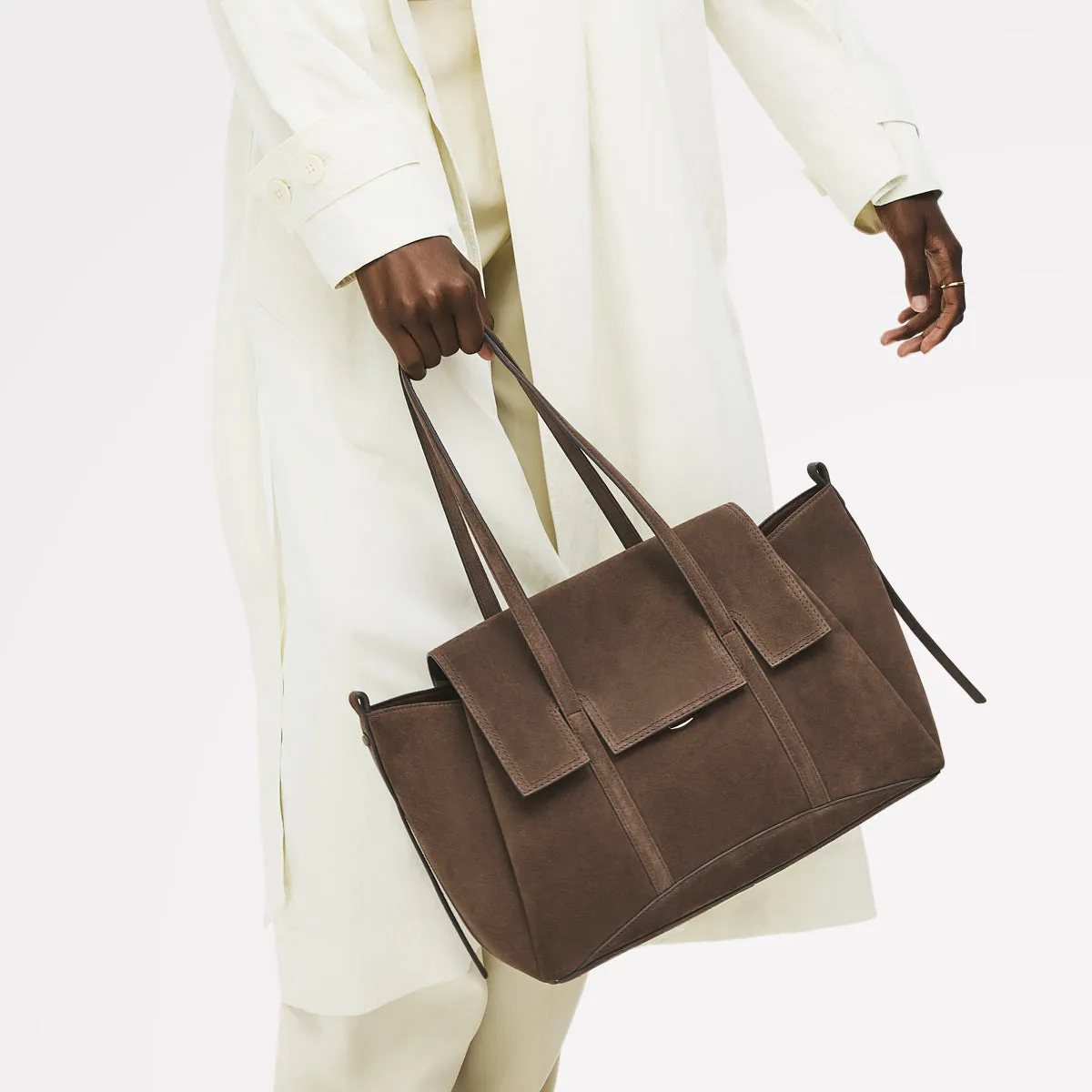 The Chancery Leather Medium Flapover Shoulder Bag in Coffee - 112252 sold by Radley product image thumbnail 2