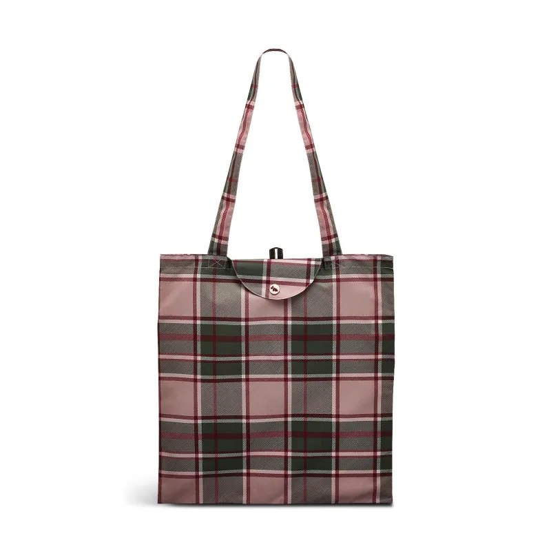 Autumn Check Fabric Responsible Foldaway in Racing Green - F2531302 sold by Radley