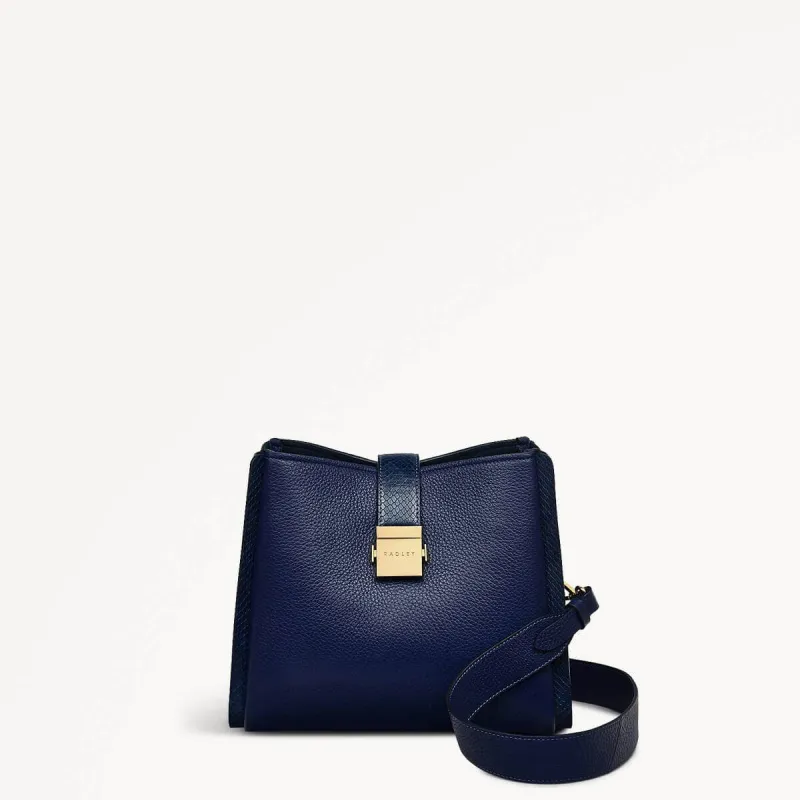 Sloane Street Leather Medium Ziptop Crossbody Bag in Evenfall - 110157 sold by Radley