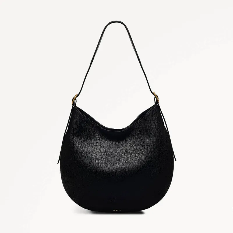 Kensington Place Leather Open Top Shoulder Bag in Black - 110161 sold by Radley