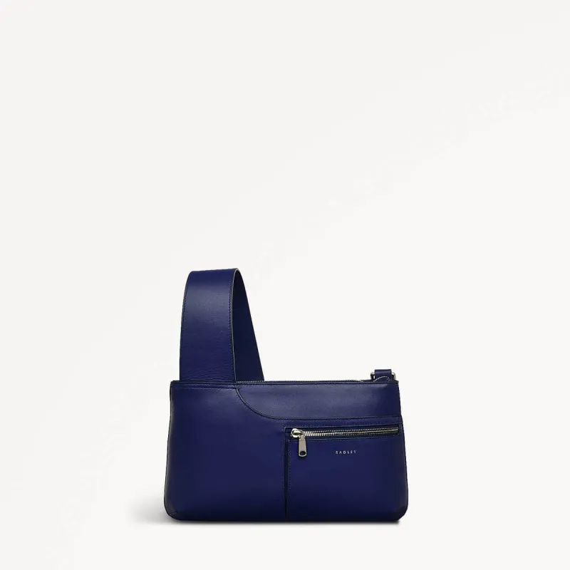 Pockets Leather Small Ziptop Crossbody Bag in Evenfall - 110283 sold by Radley
