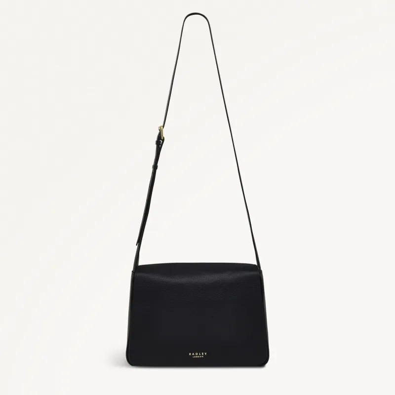 Westwell Lane Large Flapover Cross Body Black - H9291001 sold by Radley