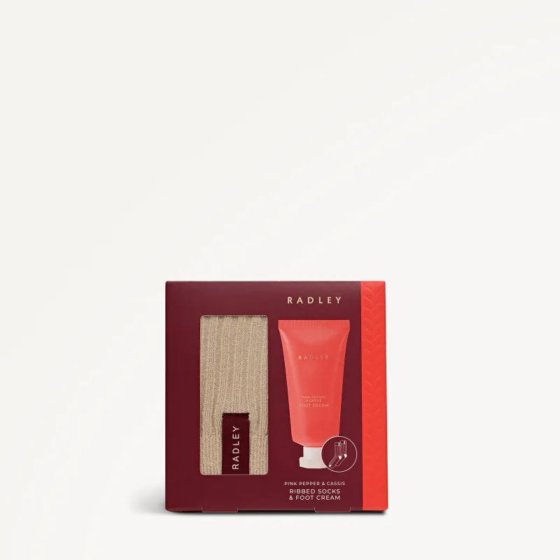 Socks & Footbalm Cranberry - 4010405 sold by Radley