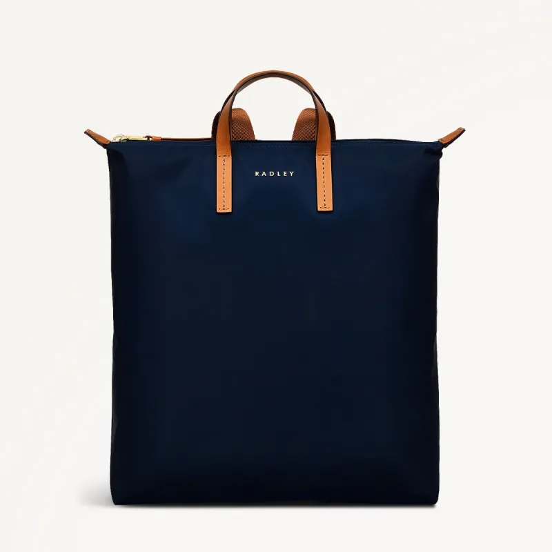 Windsor Lane Fabric Large Ziptop Backpack in Ink - 111686 sold by Radley