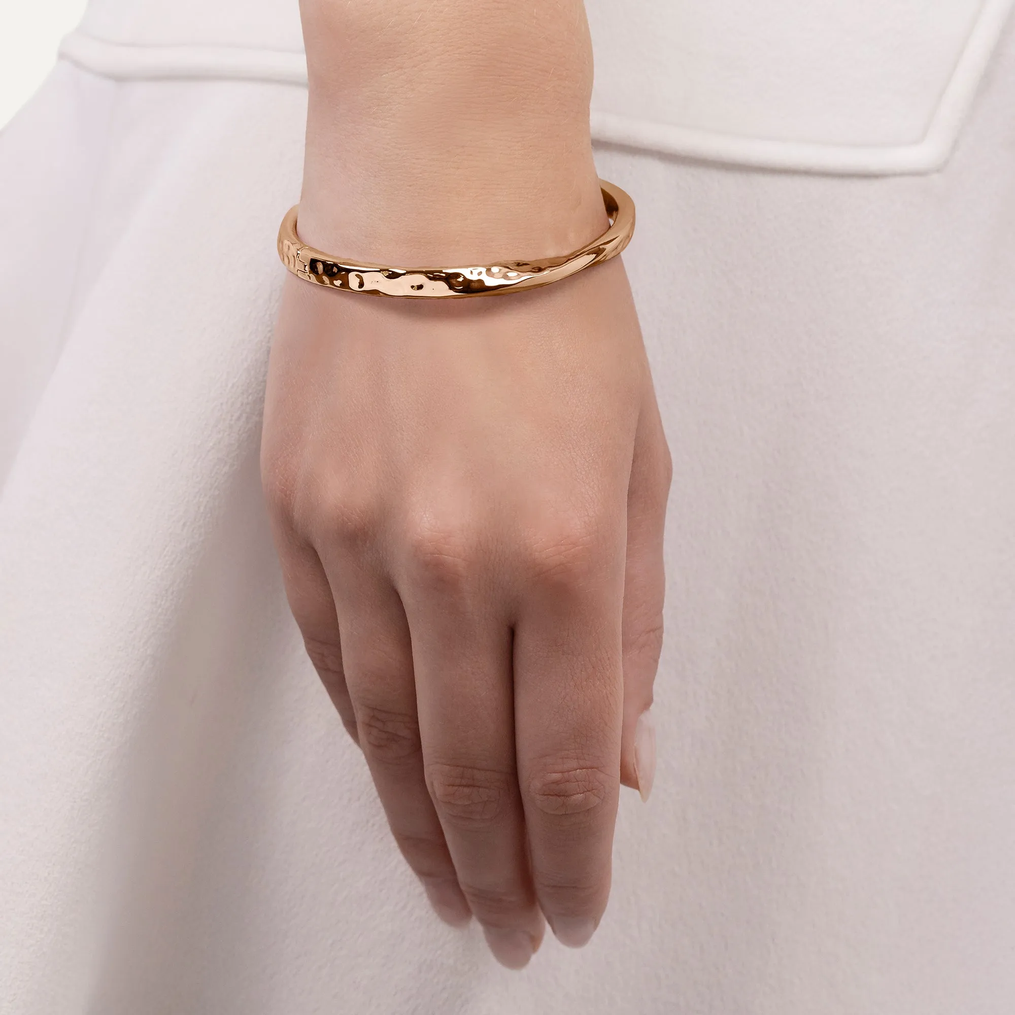 Beaton Close Hammer Effect Bangle Rose Gold - RYJ3488S sold by Radley product image thumbnail 4