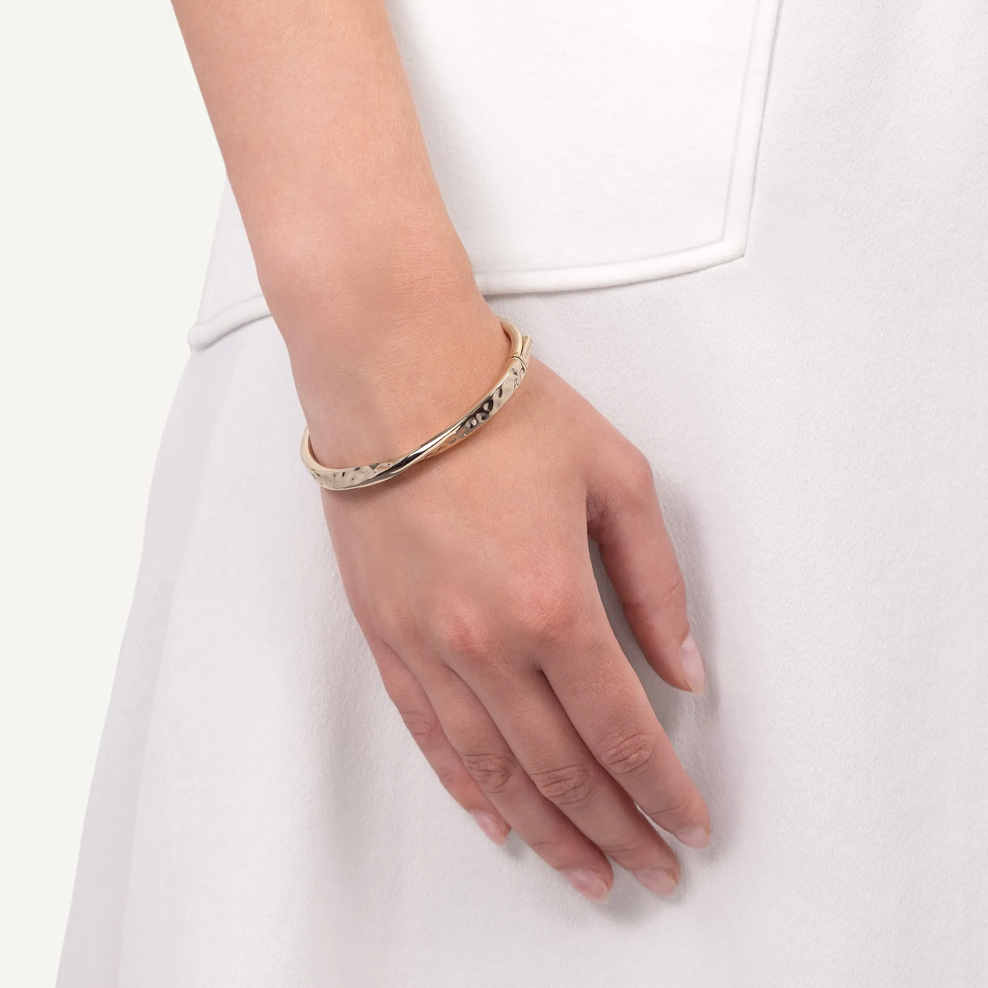 Beaton Close Hammer Effect Bangle Gold - RYJ3486S sold by Radley product image thumbnail 4