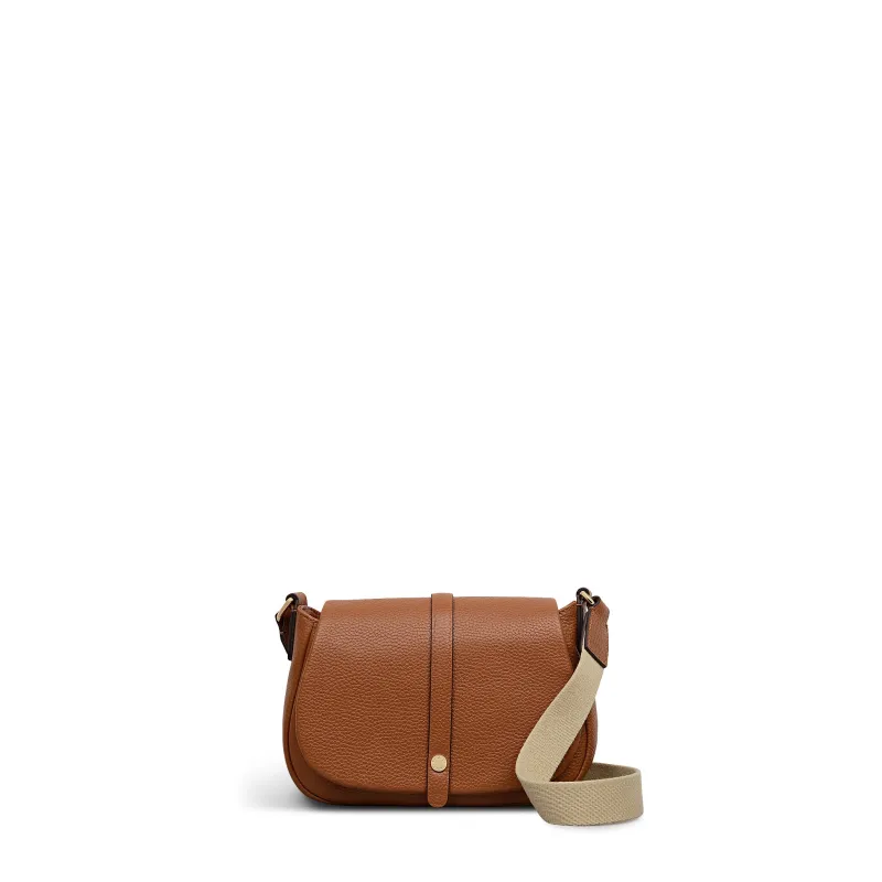 Lulworth Road Leather Small Flapover Cross Body Bag in Indus Tan - 111949 sold by Radley
