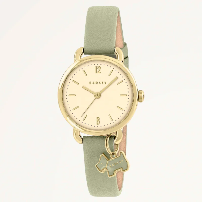 Bishops Lane Mini Charm With Leather Strap  Seafoam - RY21928A sold by Radley