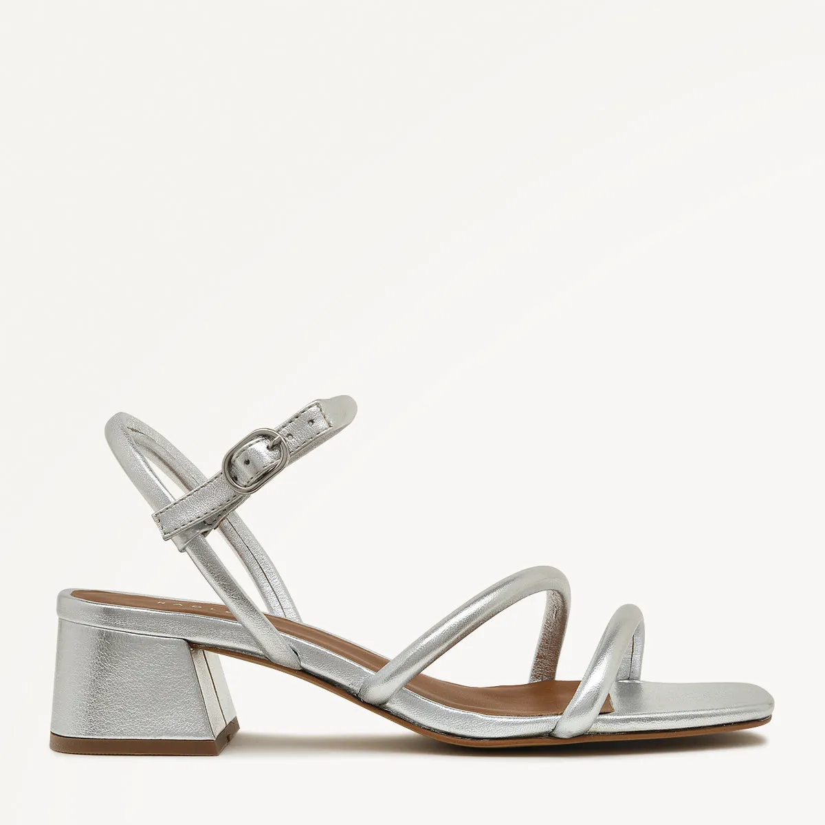 LANDSDOWN CRESCENT STRAP SANDAL SILVER sold by Radley