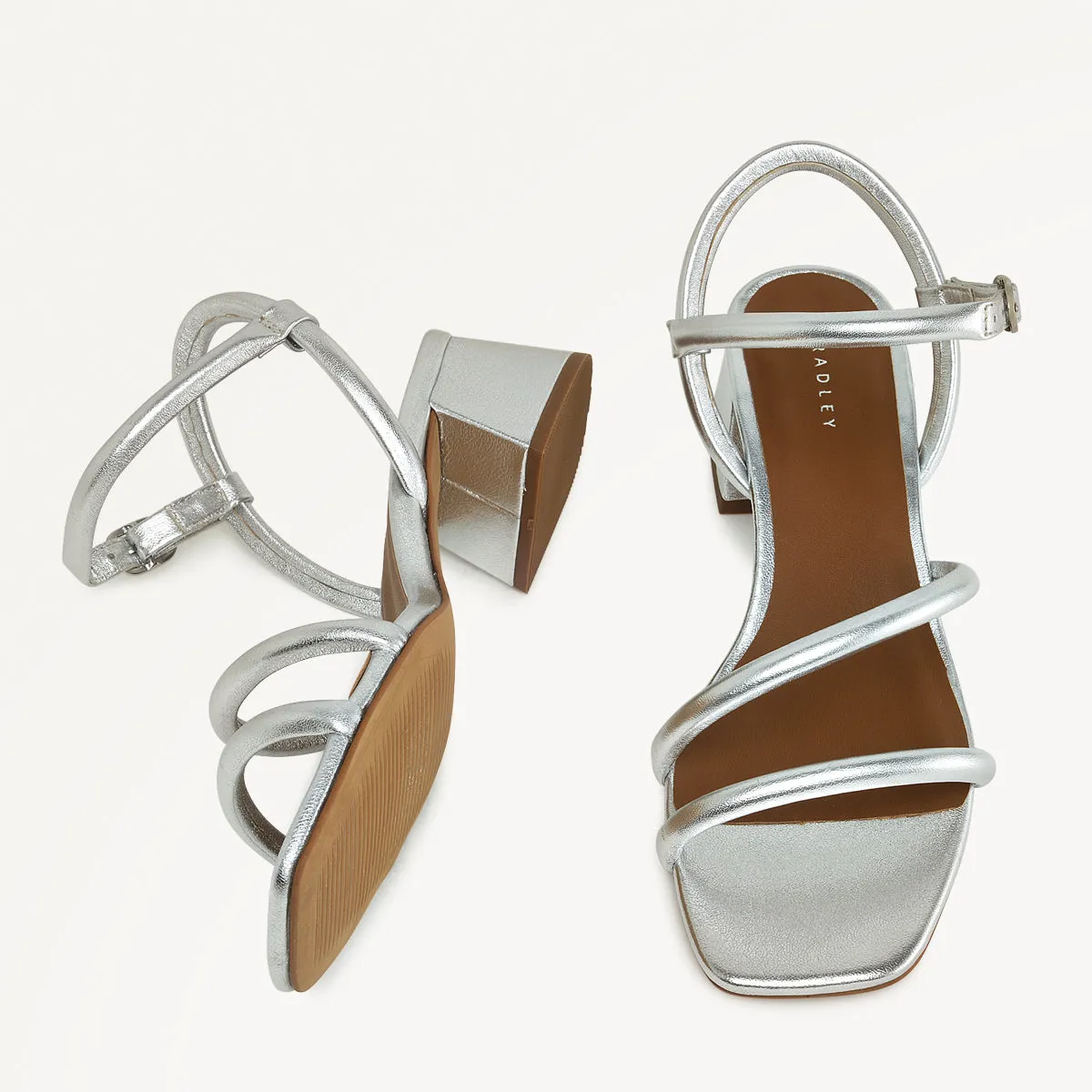 LANDSDOWN CRESCENT STRAP SANDAL SILVER sold by Radley product image thumbnail 4