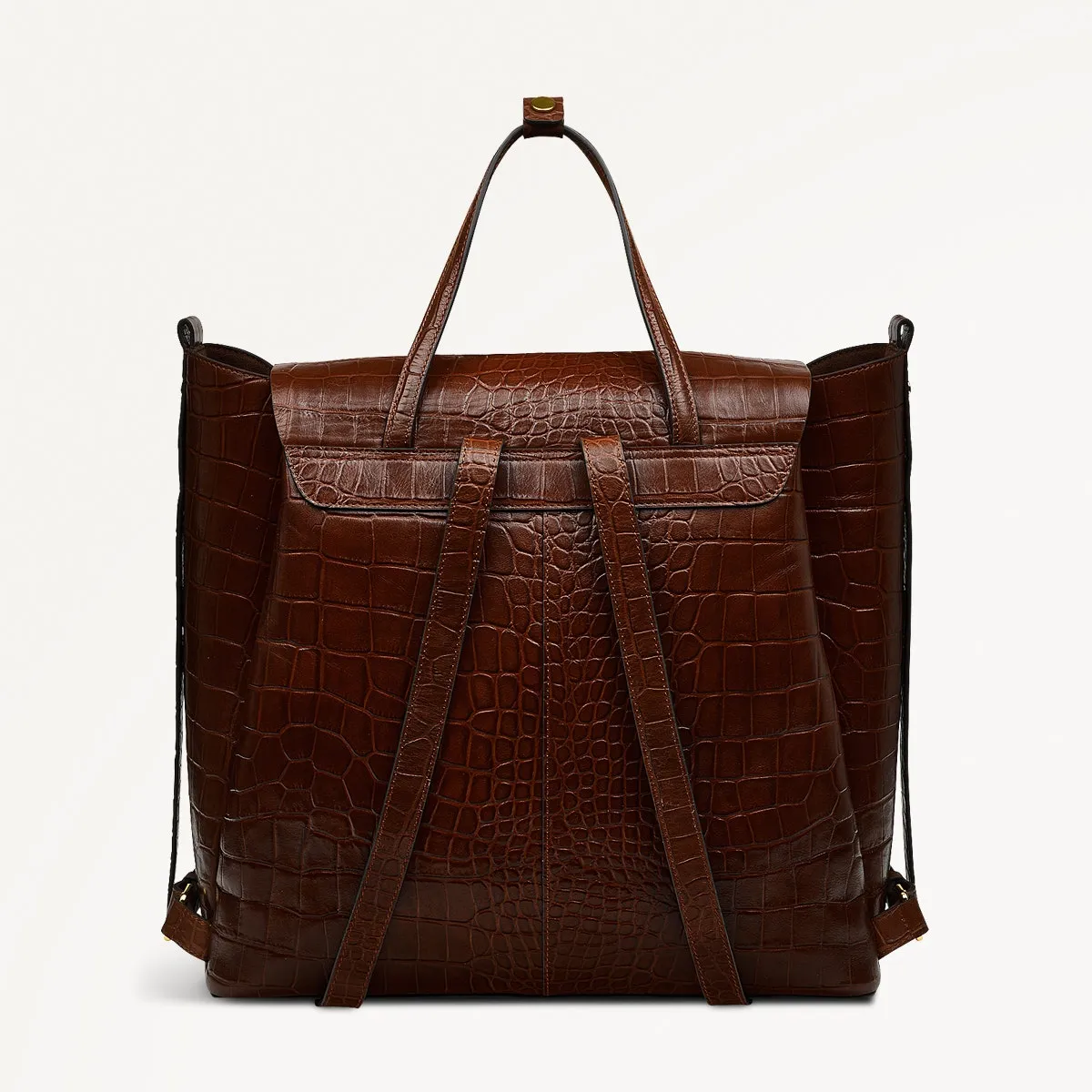 The Chancery Leather Medium Flapover Backpack in Walnut - H2095208 sold by Radley product image thumbnail 5