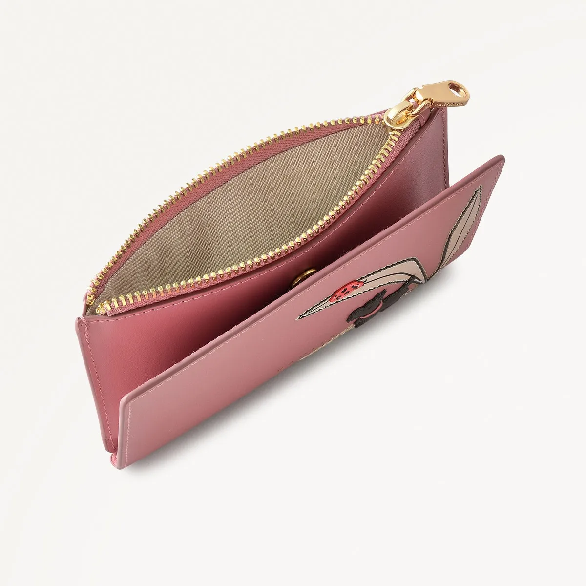 The Tales Of Spring Leather Medium Ziptop Wallet in Sienna Pink - 110798 sold by Radley product image thumbnail 4