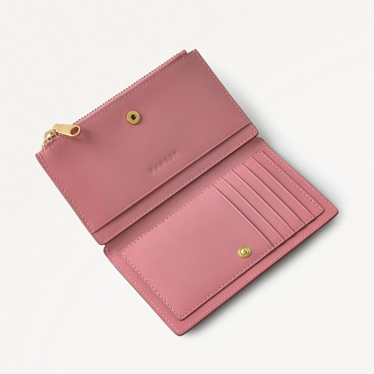 The Tales Of Spring Leather Medium Ziptop Wallet in Sienna Pink - 110798 sold by Radley product image thumbnail 3