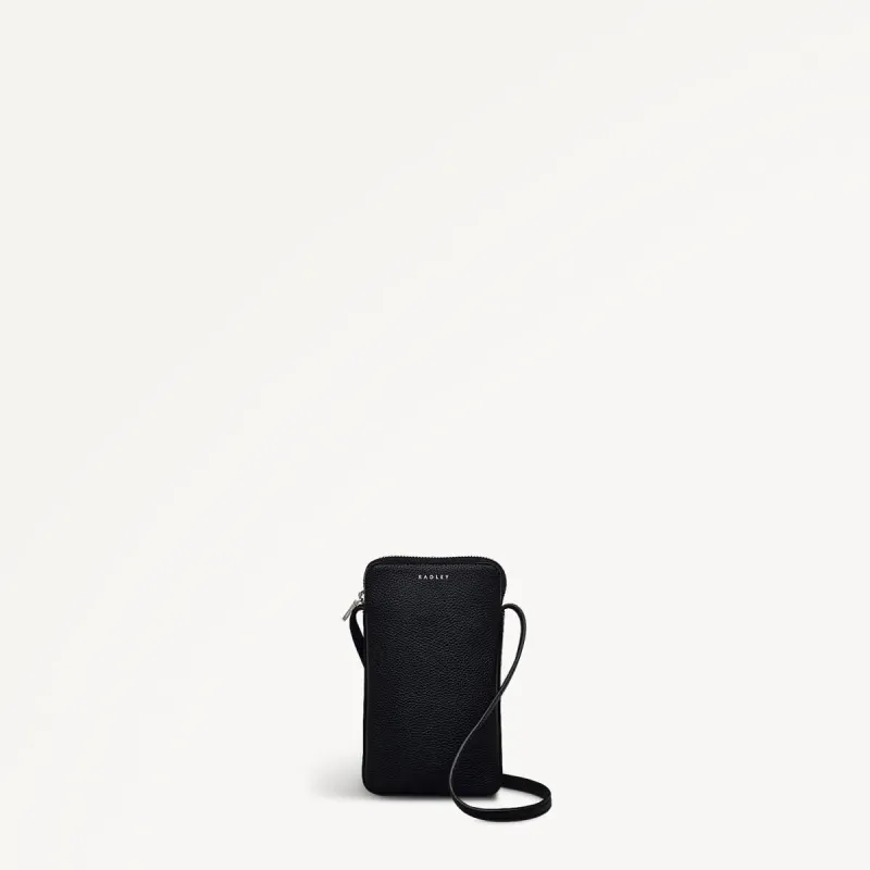 Bella Radley Leather Medium Phone Cross Body Bag in Black  - 110377 sold by Radley