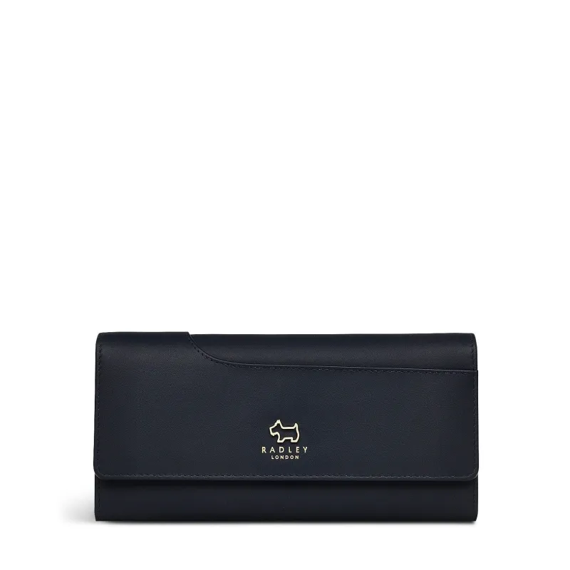 Pockets Leather Large Flapover Wallet in Ink - 11815 sold by Radley