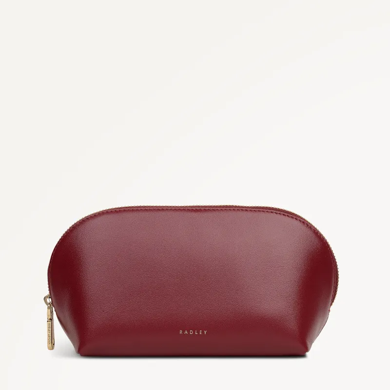 Commute Street Leather Medium  Cosmetic Pouch in Carmine - 112117 sold by Radley