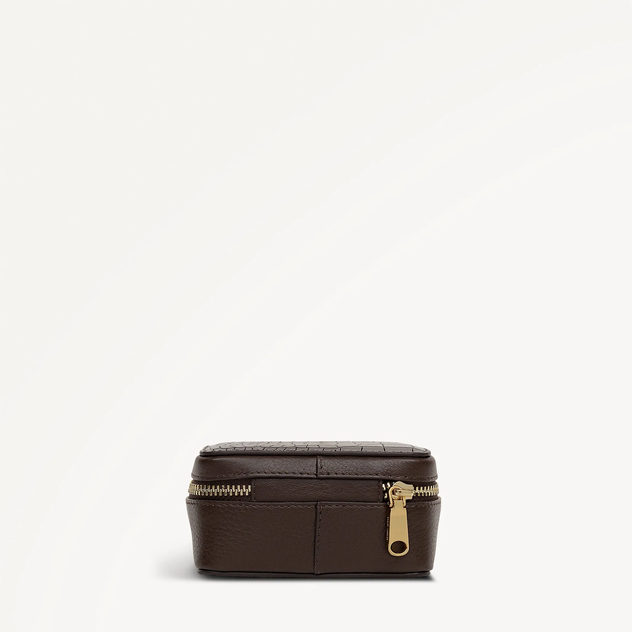 Commute Street Leather Small Zip Around Jewellery Box in Dark Oak - 112113 sold by Radley product image thumbnail 2