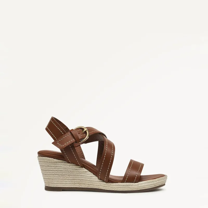 Lavender Road Midi Wedge In Saddle - 110986 sold by Radley