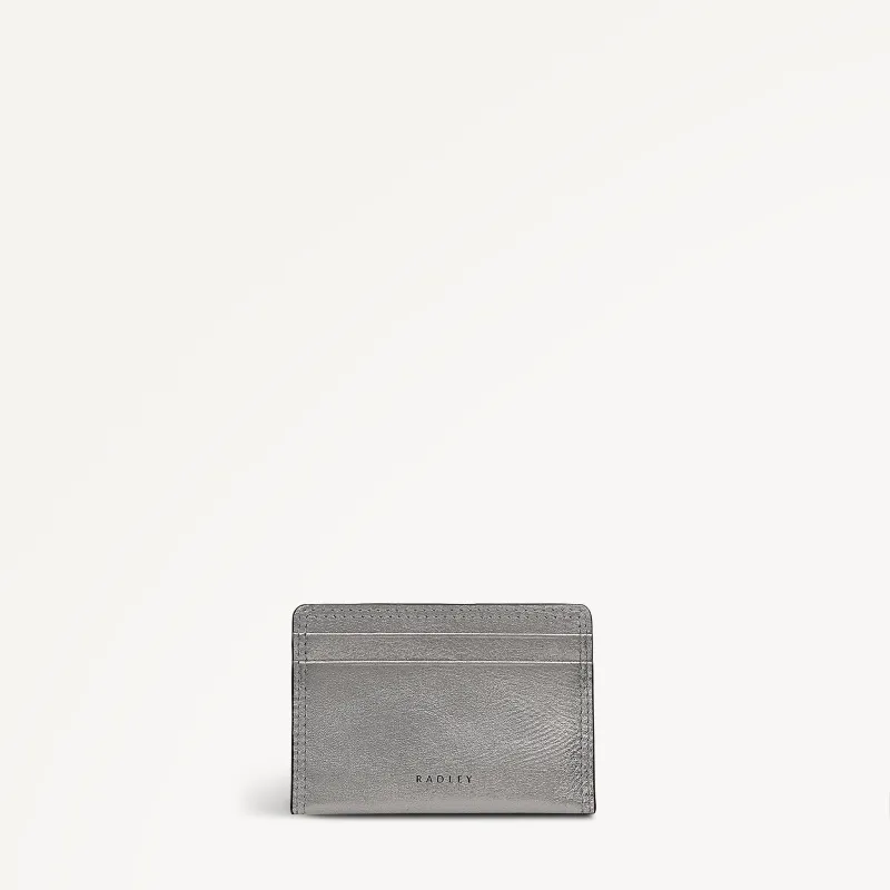 Coin Street Leather Small  Card Holder in Silver - 112109 sold by Radley