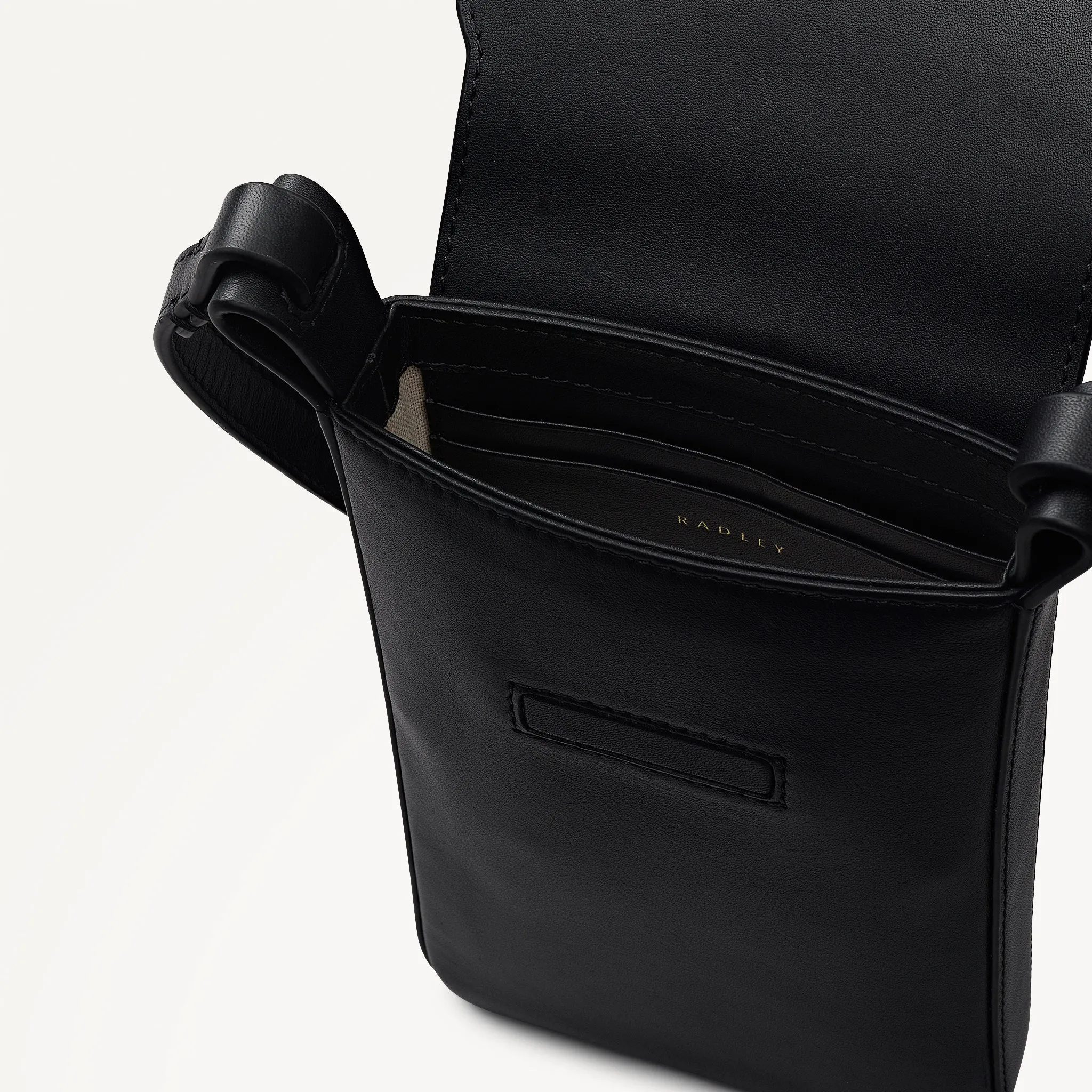 Westwell Lane Leather Medium Phone Cross Body Bag in Black - 112315 sold by Radley product image thumbnail 4