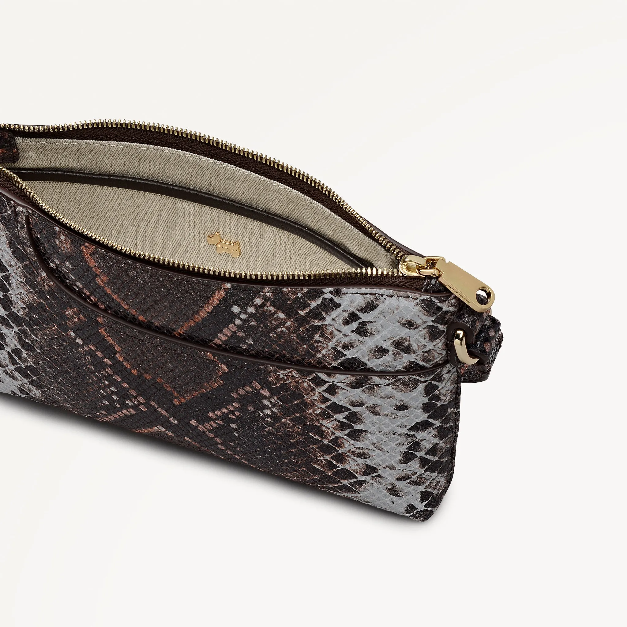 Pockets Leather Mini Ziptop Ew Shoulder Bag in Carmine - 112309 sold by Radley product image thumbnail 4