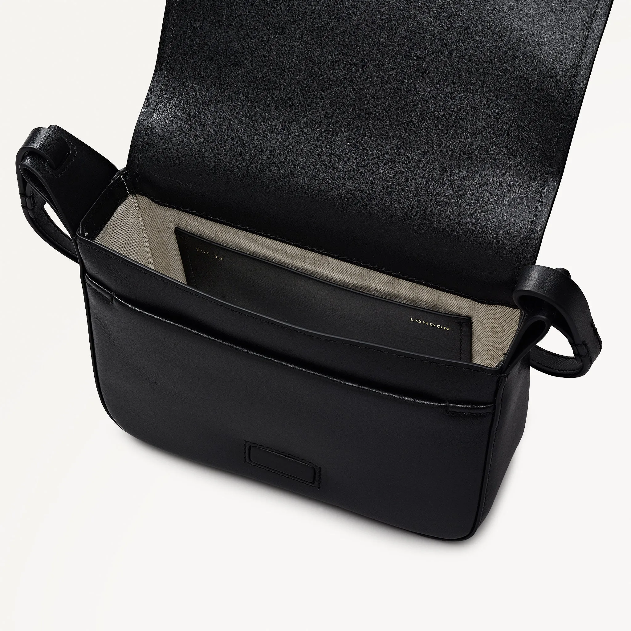 Westwell Lane Leather Small Flapover Cross Body Bag in Black - 112300 sold by Radley product image thumbnail 4