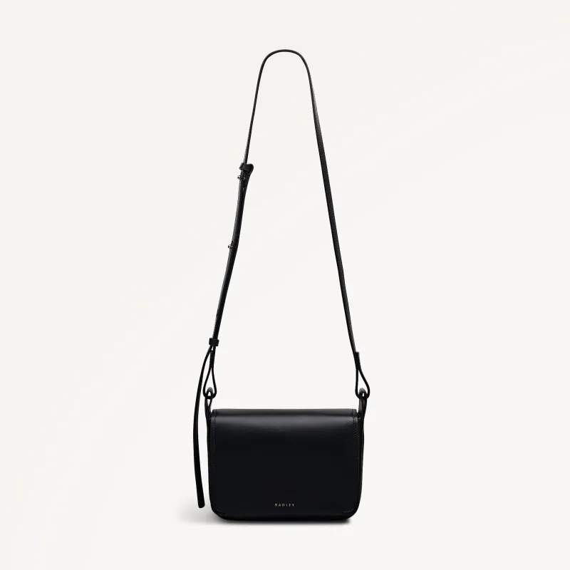 Westwell Lane Leather Small Flapover Cross Body Bag in Black - 112300 sold by Radley