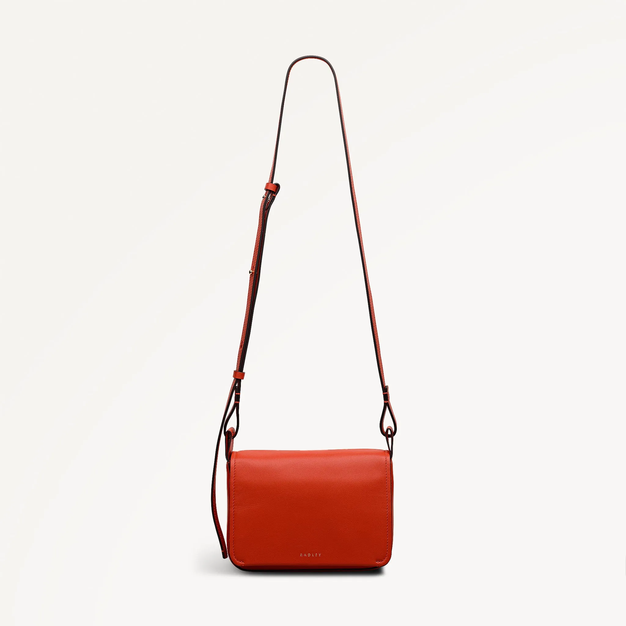 Westwell Lane Leather Small Flapover Cross Body Bag in Flame - 112299 sold by Radley
