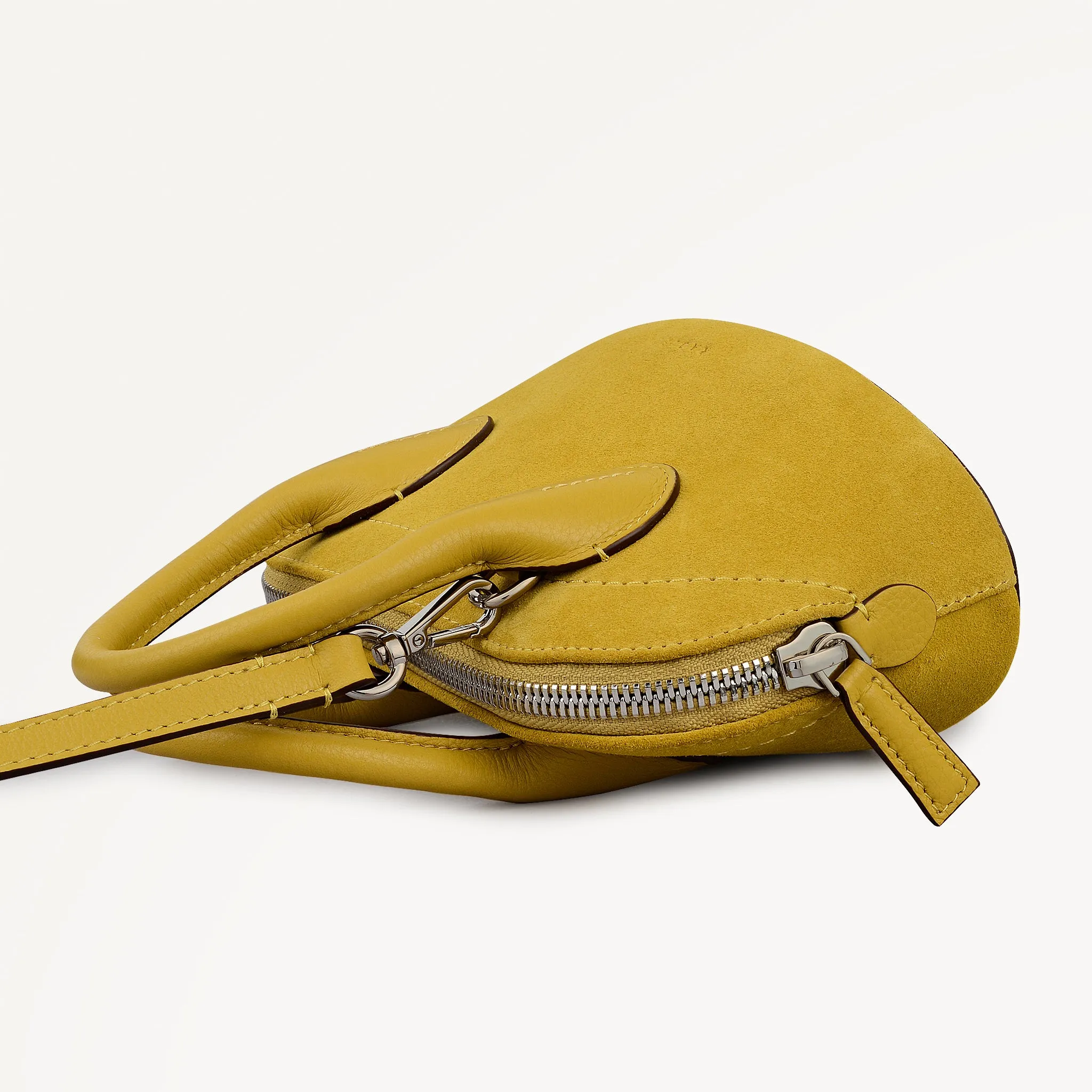 The Muriel Leather Micro Ziptop Grab Bag in Ochre - 112297 sold by Radley product image thumbnail 5
