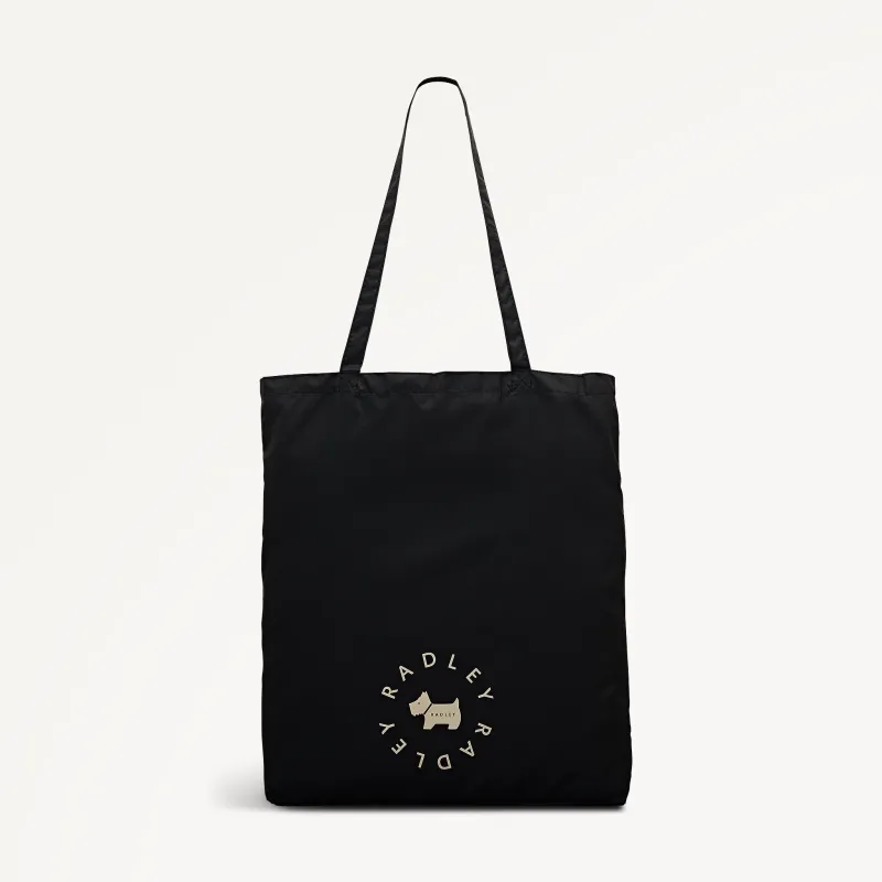 Radley In The Round Fabric Responsible Foldaway in Black - 112724 sold by Radley