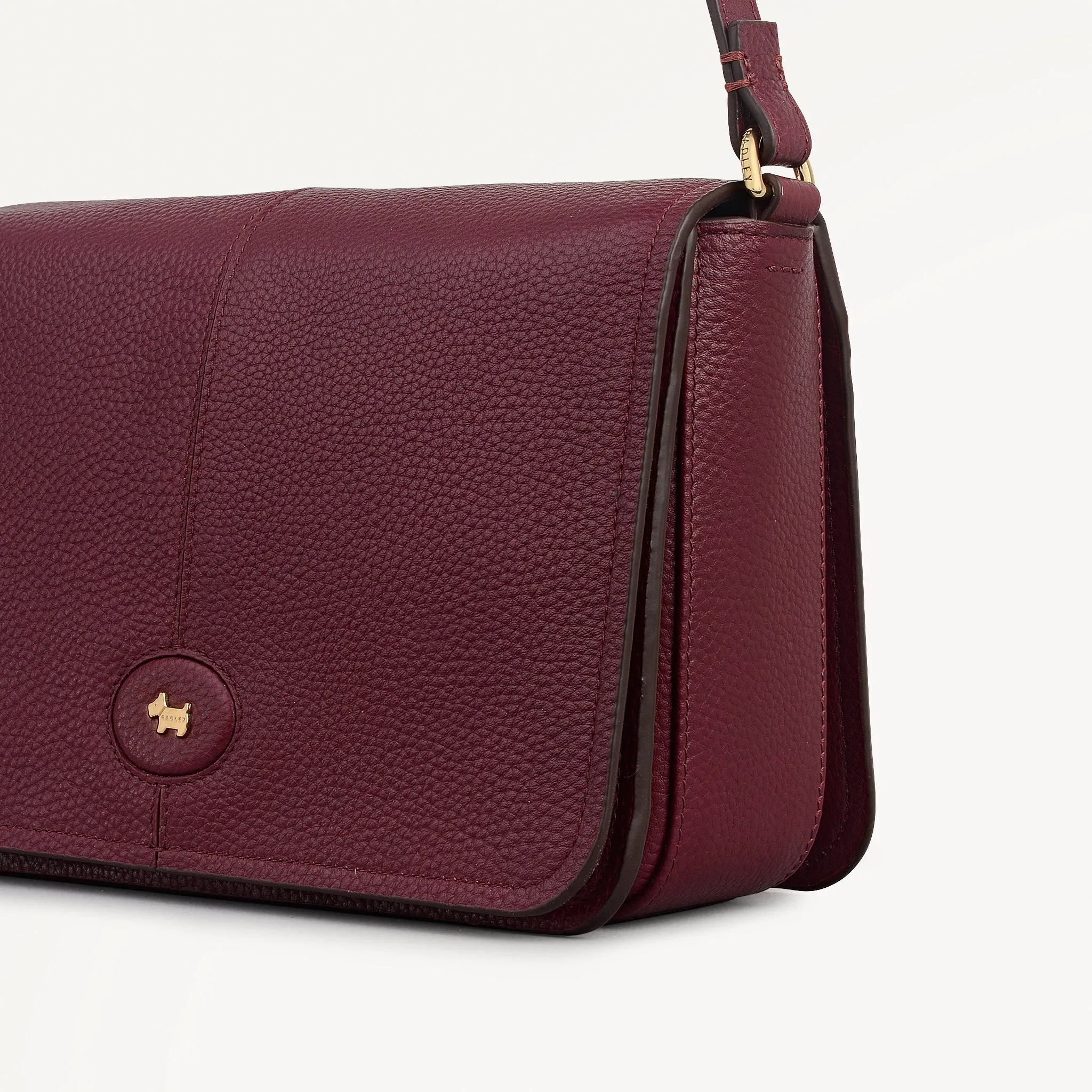 Maldon Mews Medium Flapover Cross Body Dark Cherry - 112930 sold by Radley product image thumbnail 4