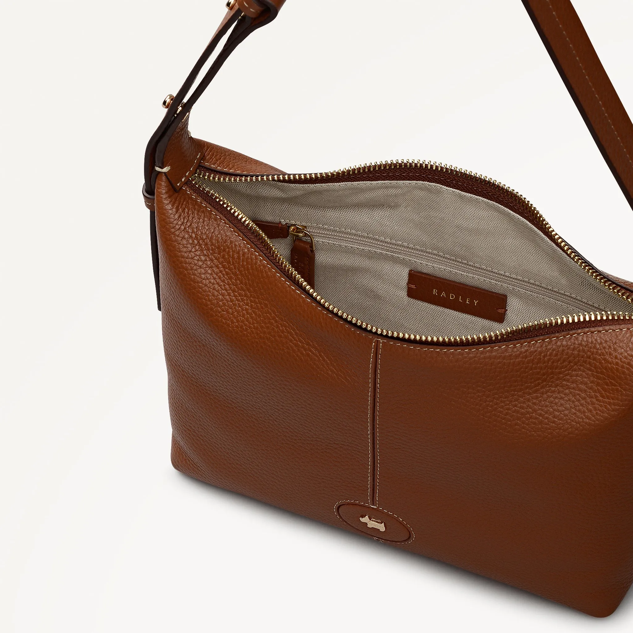 Maldon Mews Medium Ziptop Shoulder Cognac - 112929 sold by Radley product image thumbnail 3