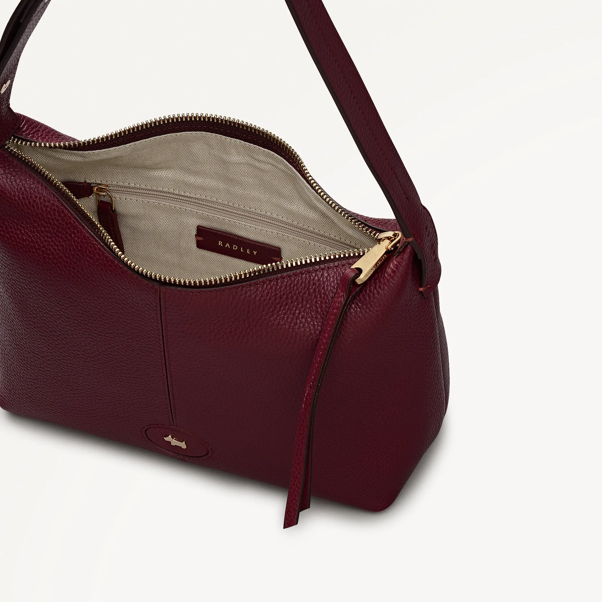 Maldon Mews Medium Ziptop Shoulder Dark Cherry - 112928 sold by Radley product image thumbnail 3