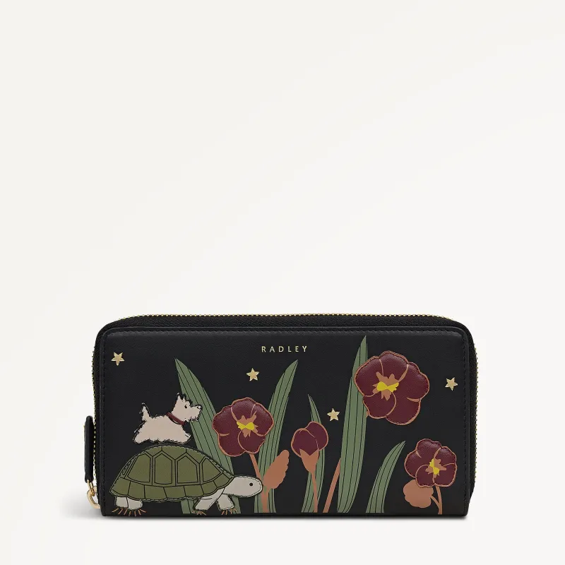 Midnight Wanderer Large Zip Around Wallet Black - 112990 sold by Radley