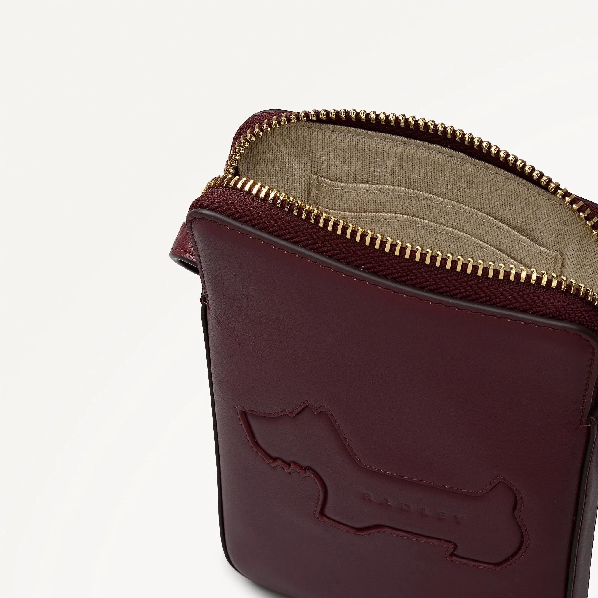 Hadley Lane Medium Phone Cross Body Dark Cherry - 112974 sold by Radley product image thumbnail 3