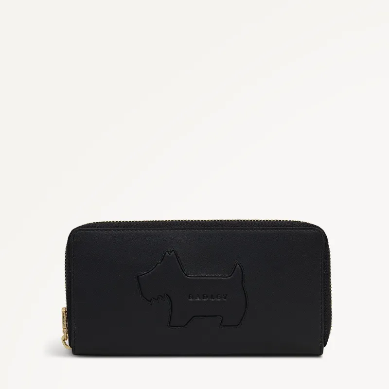 Hadley Lane Large Zip Around Wallet Black - 112968 made by Radley
