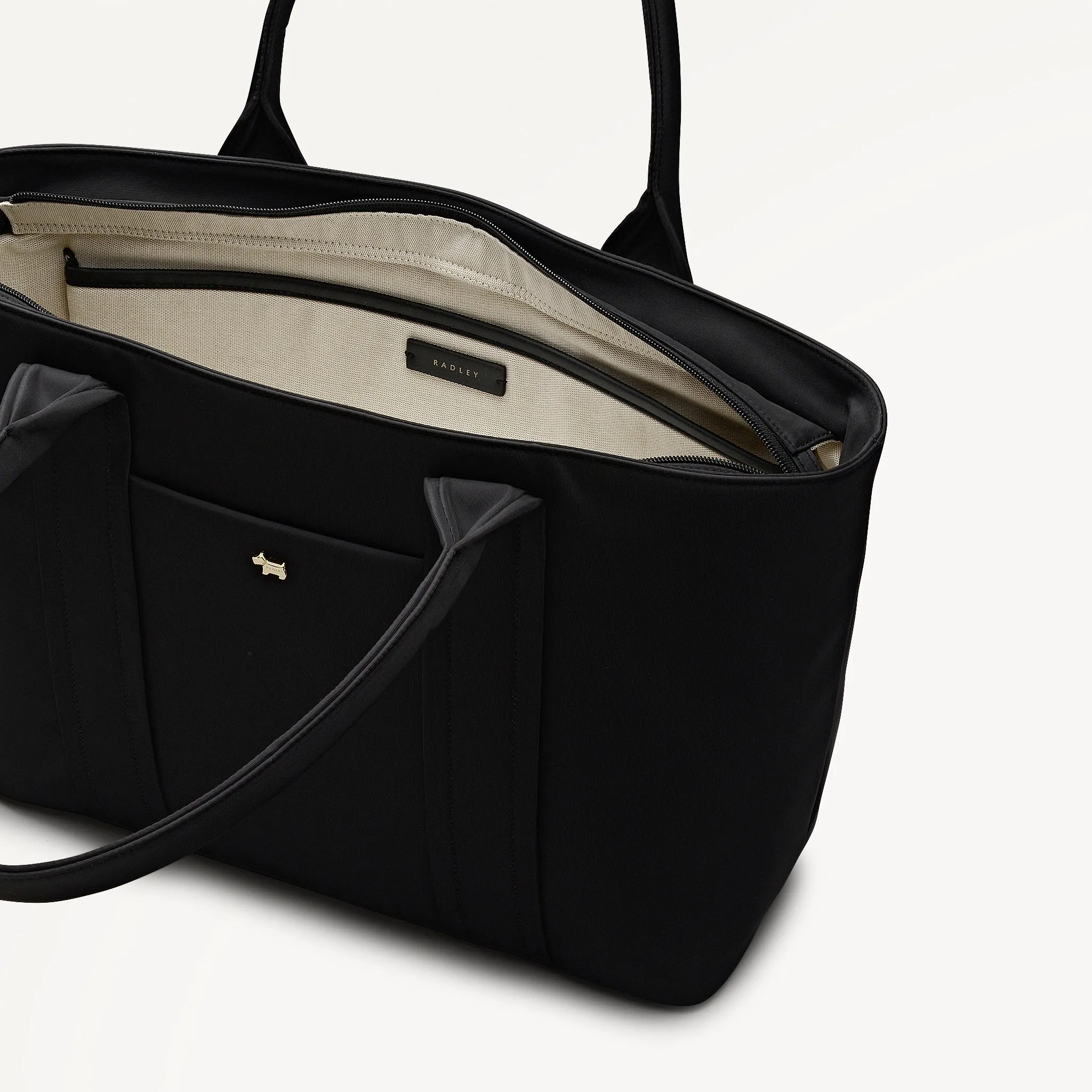 Grove Close - Responsible Large Ziptop Tote Black - 112965 sold by Radley product image thumbnail 3