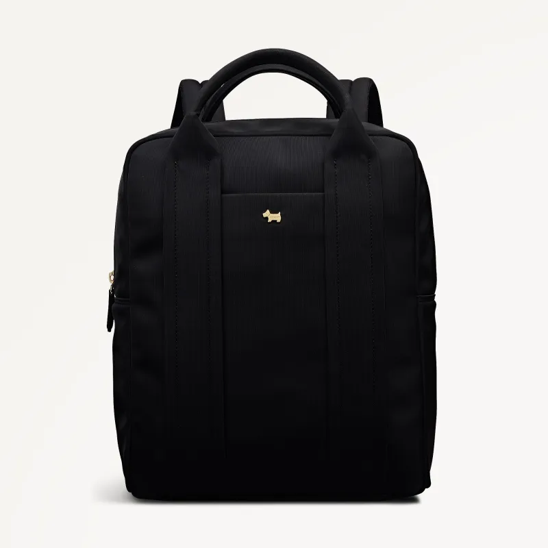 Grove Close - Responsible Large Ziptop Backpack Black - 112964 sold by Radley