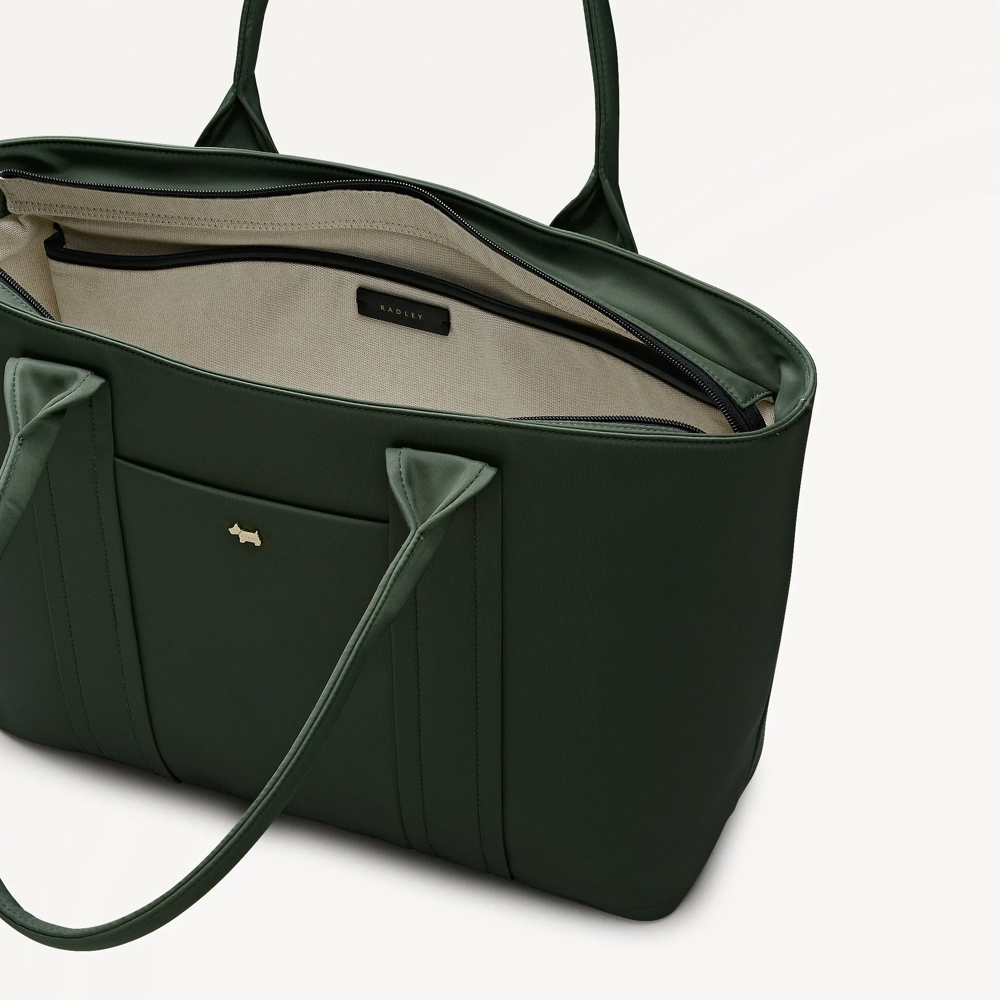 Grove Close - Responsible Large Ziptop Tote Khaki - 112961 sold by Radley product image thumbnail 3