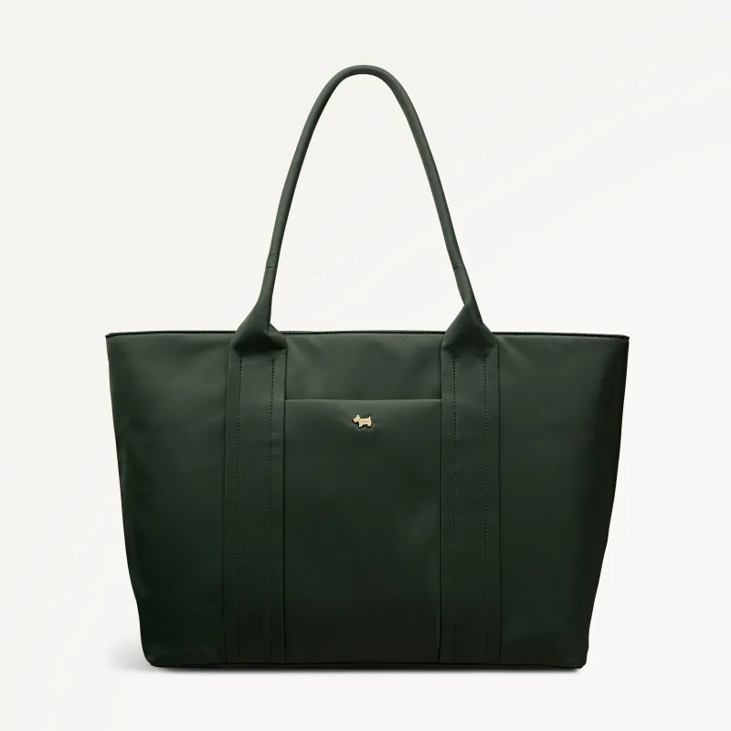 Grove Close - Responsible Large Ziptop Tote Khaki - 112961 sold by Radley