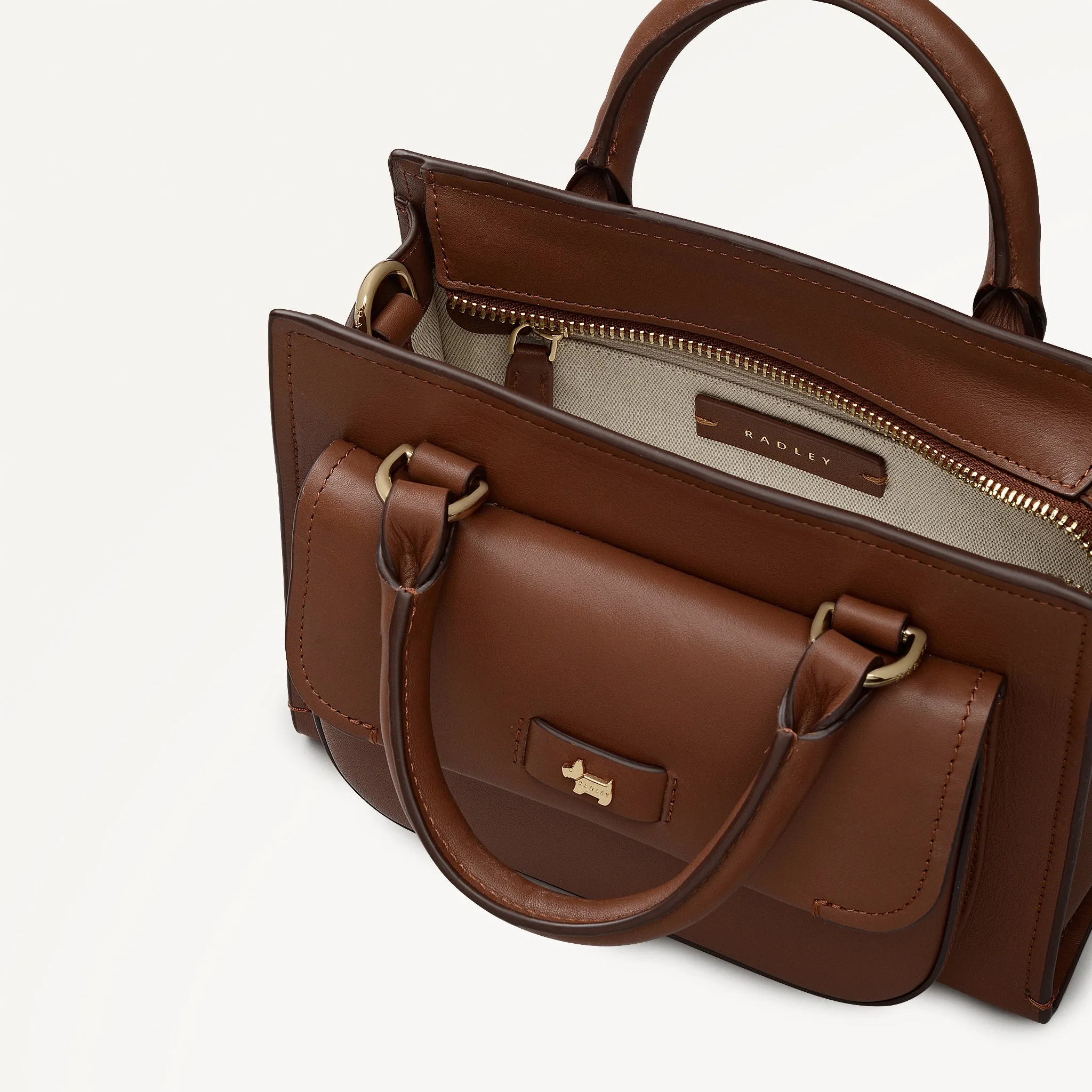 Talbot Way Small Ziptop Grab Cherrywood - 112956 sold by Radley product image thumbnail 3