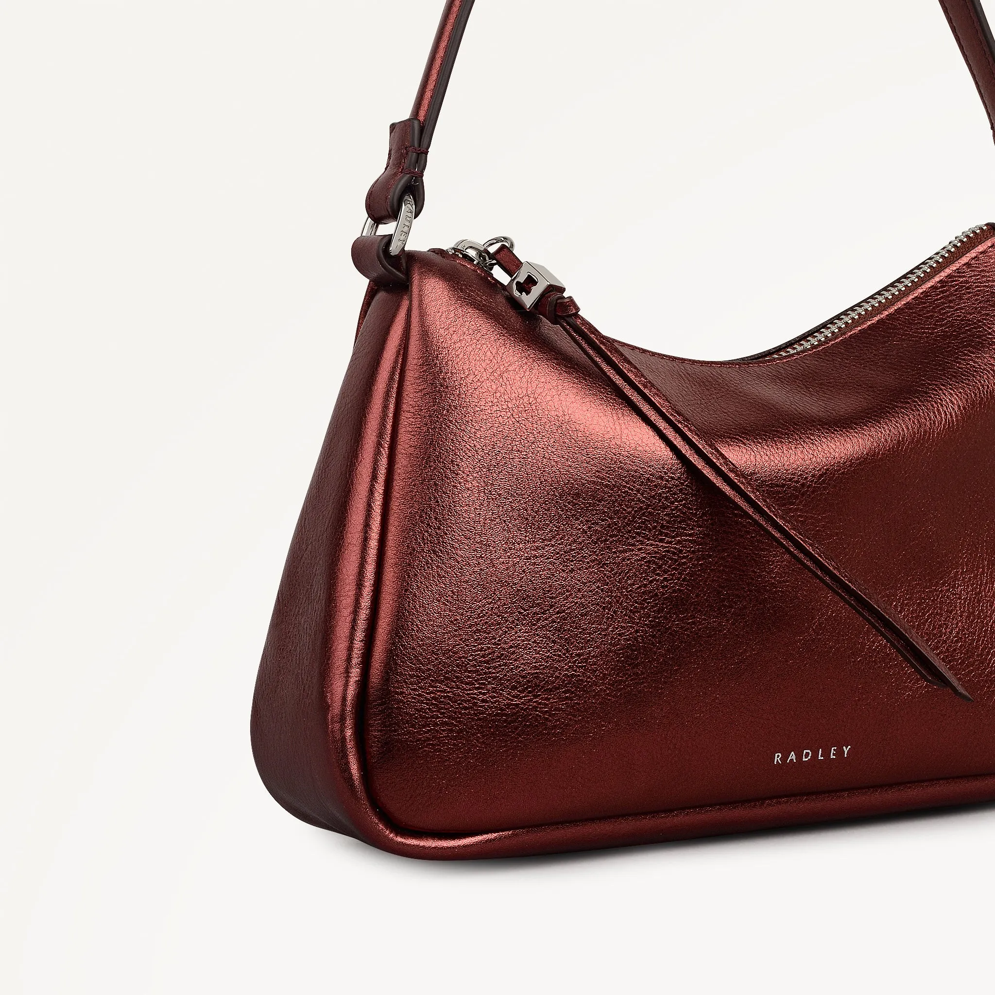 Carlton Close - Metallic Small Ziptop Shoulder Bronze - 112950 sold by Radley product image thumbnail 4