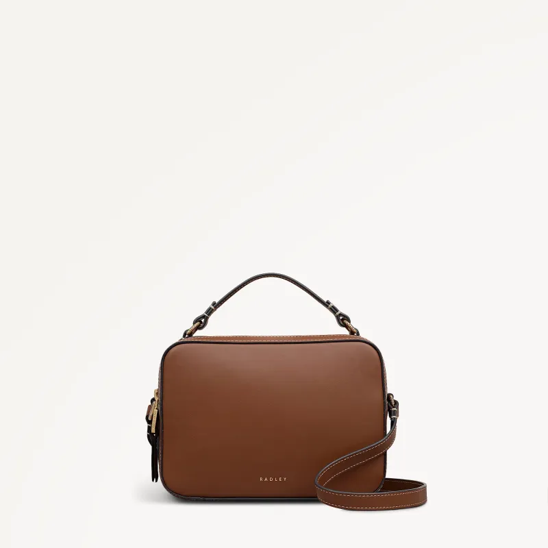 Hadley Lane Medium Ziptop Cross Body Cognac - 112942 sold by Radley