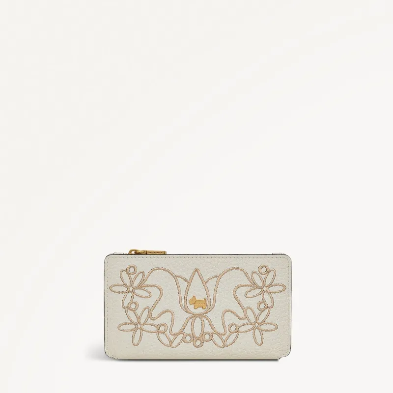 Coin Street Leather Medium Ziptop Wallet in Chalk - 111428 sold by Radley