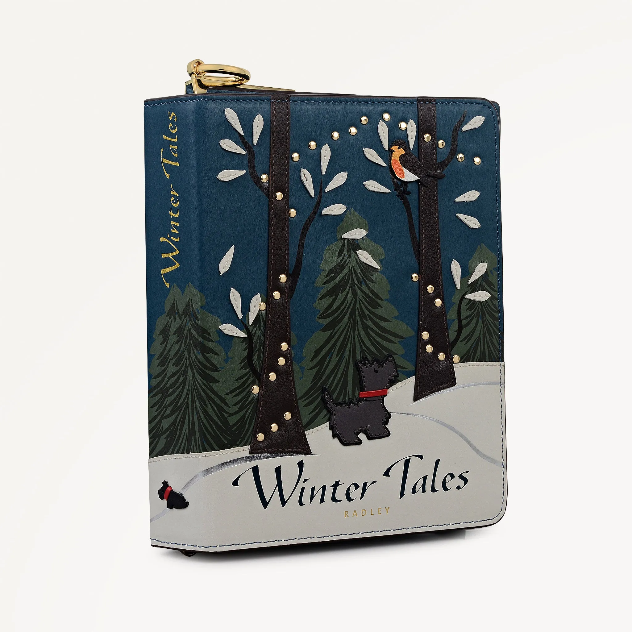 Book Street Leather Small Flapover Cross Body Bag in Teal - 112318 sold by Radley product image thumbnail 5