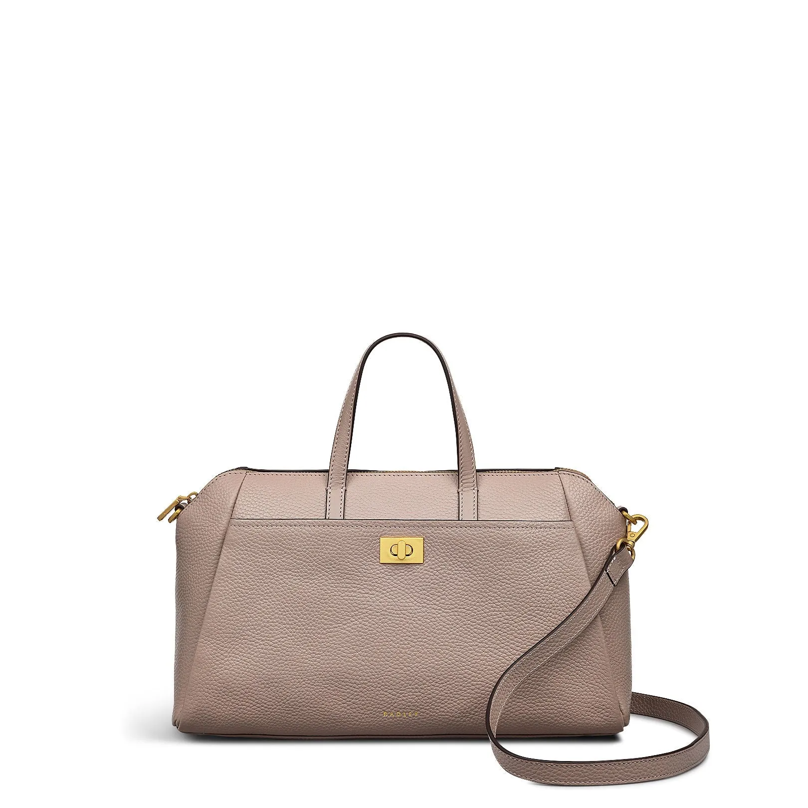 Brook Avenue Fabric Small Ziptop Grab Bag in Latte - 111704 sold by Radley