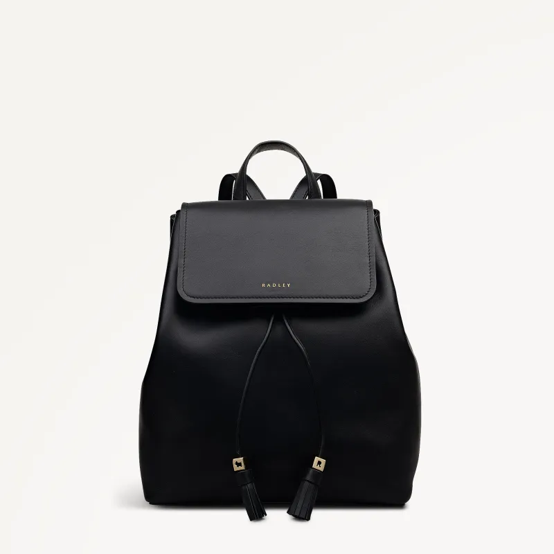 Noble Alley Small Flapover Backpack Black - 113007 sold by Radley