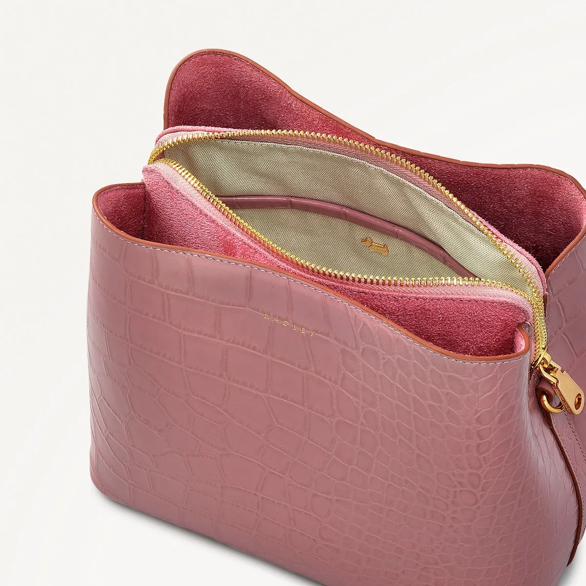 Dukes Place Leather Medium Compartment Cross Body Bag in French Rose - 111409 sold by Radley product image thumbnail 3